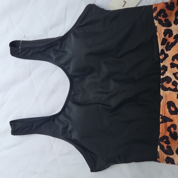Leopard Print One-Piece Swimsuit - Picture 2 of 5